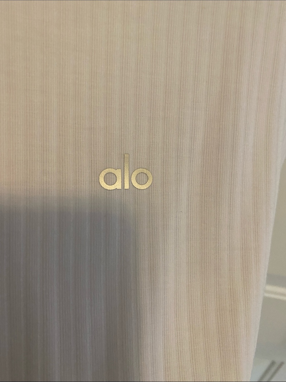 Alo, White Ribbed Tank Top - Picture 4 of 6